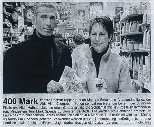 Artikel im Iserlohner Kreisanzeiger vom 06.12.2001