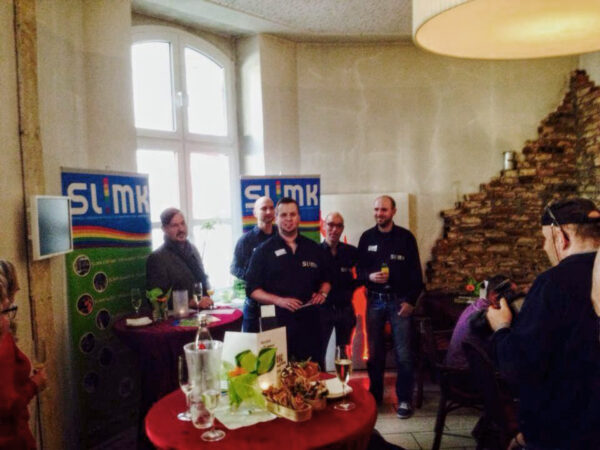 Beim Empfang der SLIMK