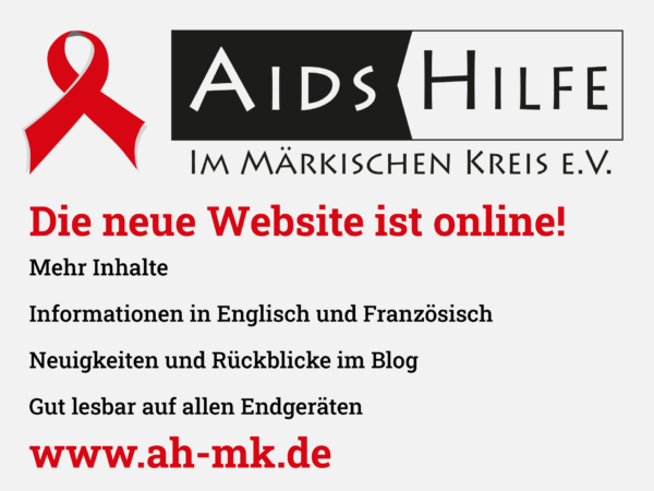 Webbanner mit Hinweis auf die neue Website