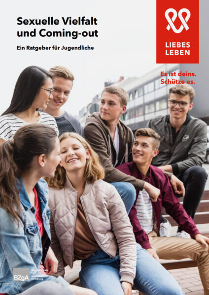 Titelseite der Broschüre "Sexuelle Vielfalt und Coming-out"