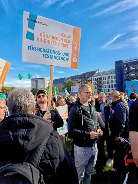 Impressionen von der Demo "NRW bleib sozial!" am 19. Oktober
