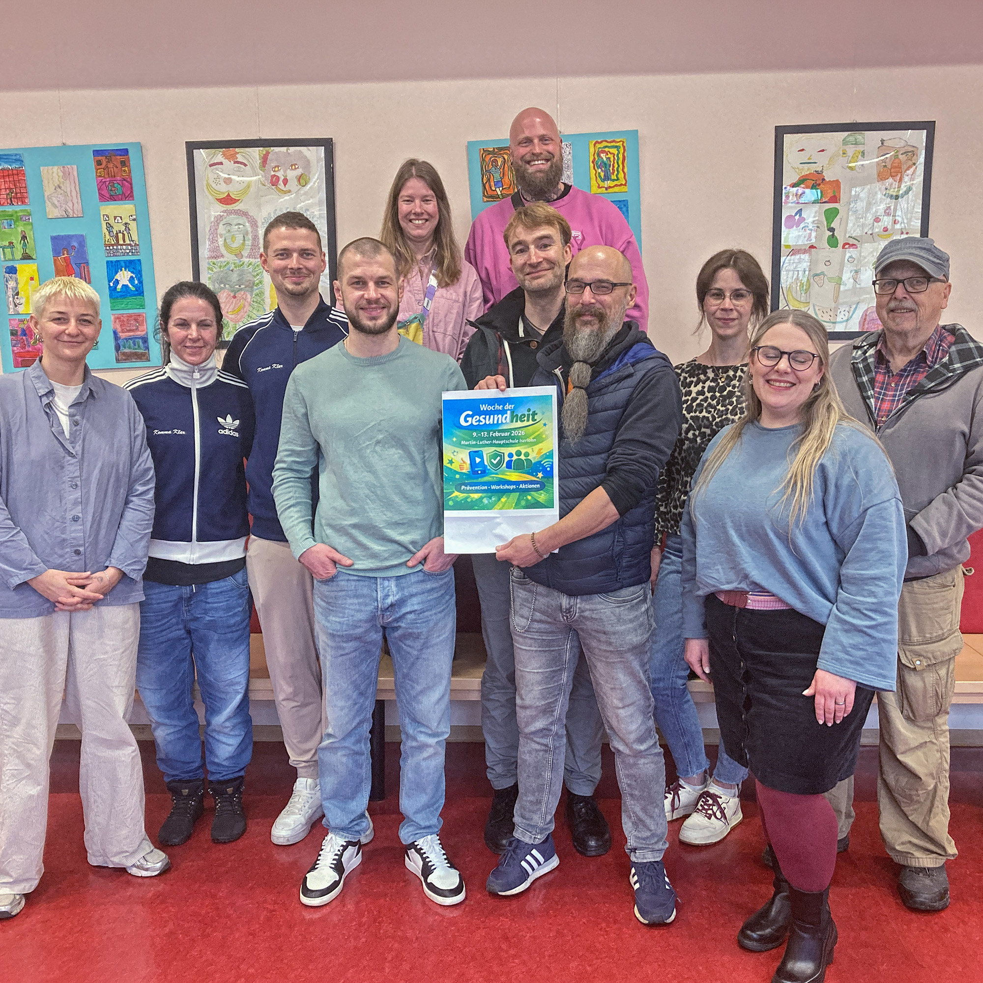 Vom 9. bis 12. Februar 2026 waren wir bei der "Woche der Gesundheit" an der Martin-Luther-Hauptschule in Iserlohn dabei.